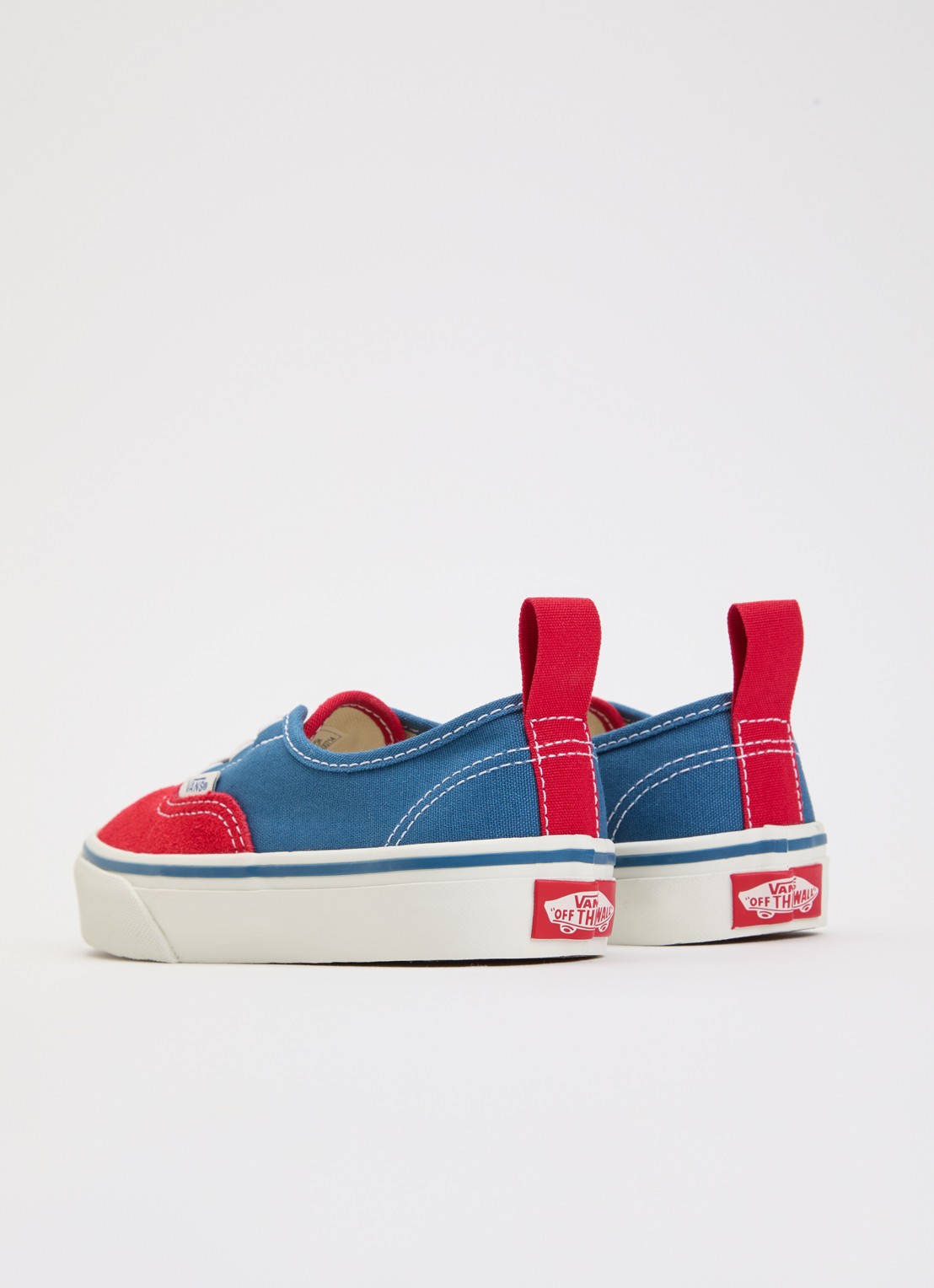 VANS Authentic sneaker van canvas - achterkant blauw