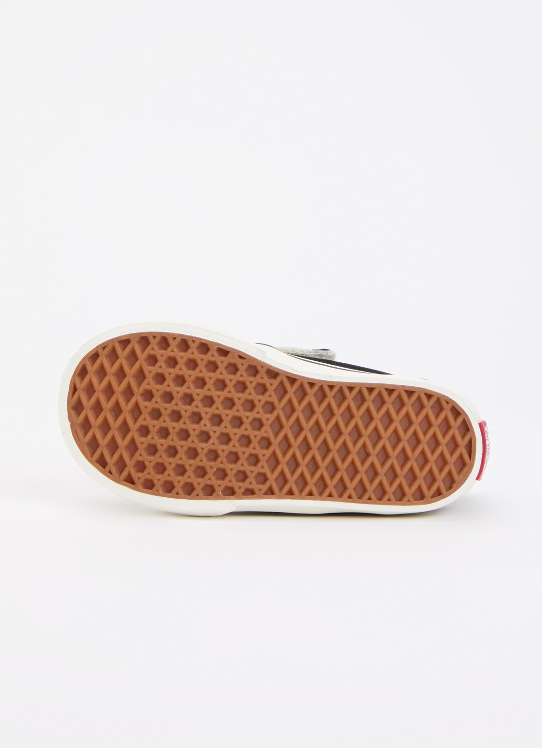 VANS Checkerboard slip-on met klittenband  - detail 4 zwart