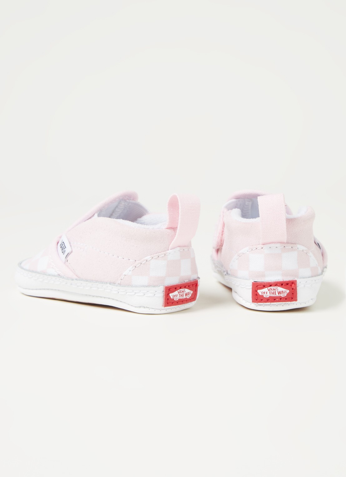VANS Crib babyschoentje met suède details - detail 2 lichtroze
