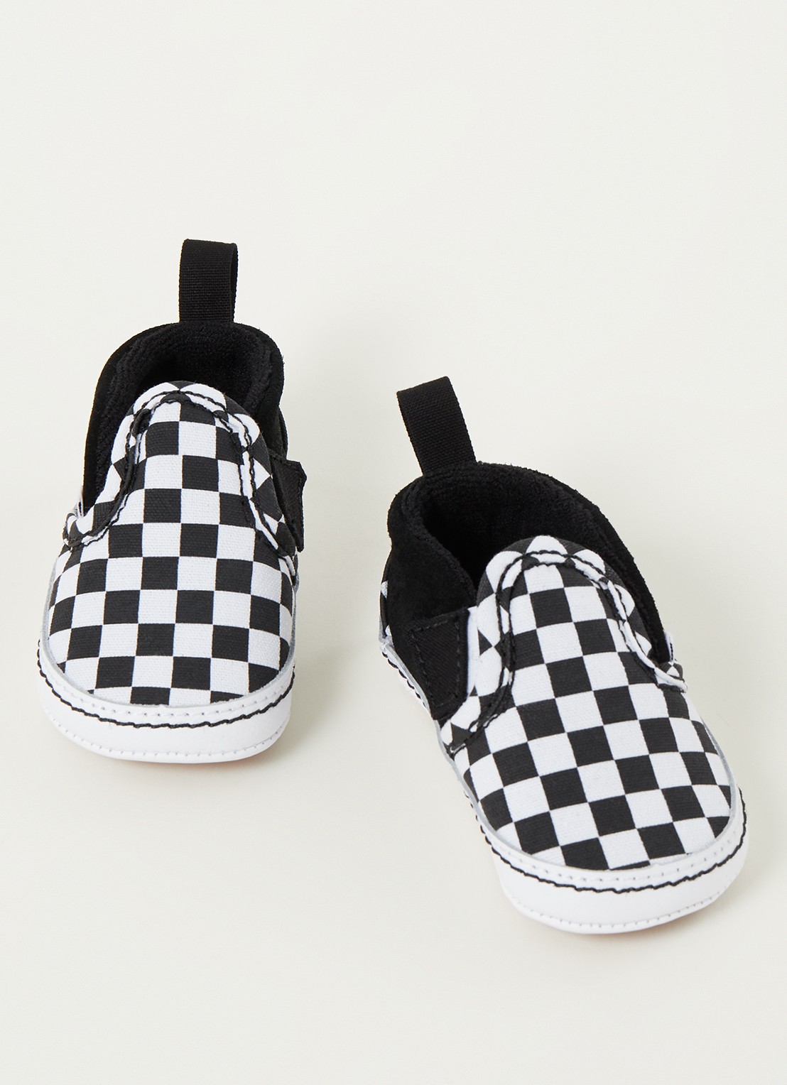 VANS Crib babyschoentje met suède details - detail zwart