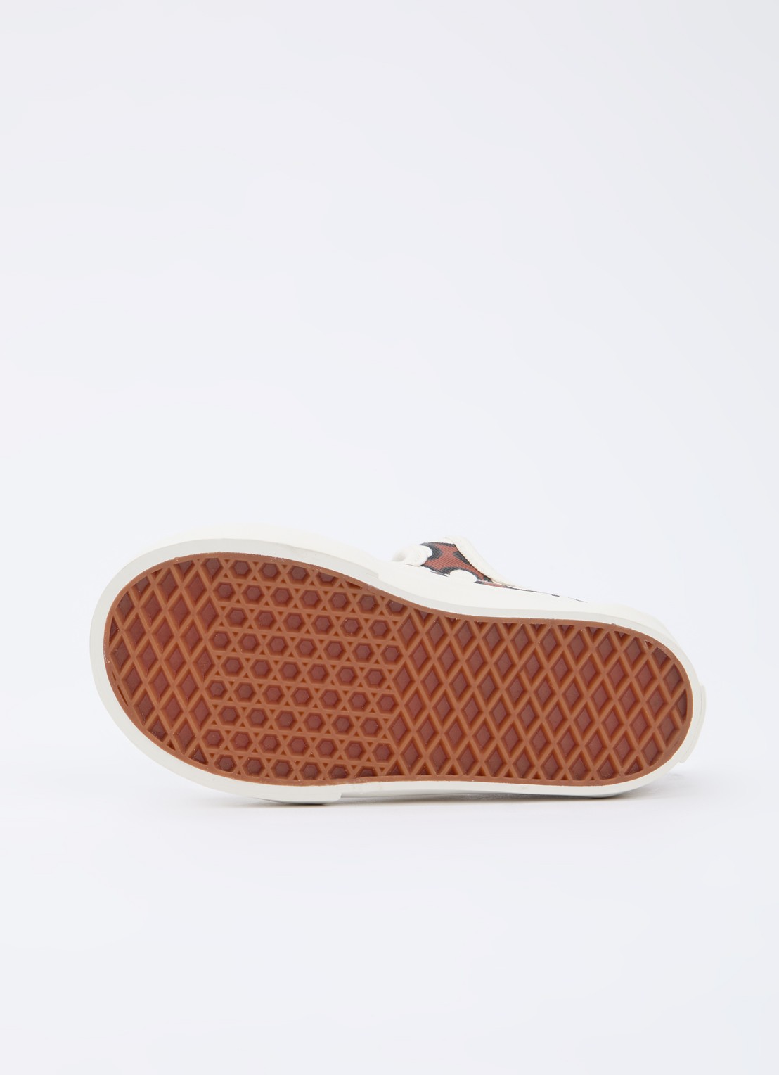 VANS Mary Jane ballerina van canvas met bloemenprint - detail bruin