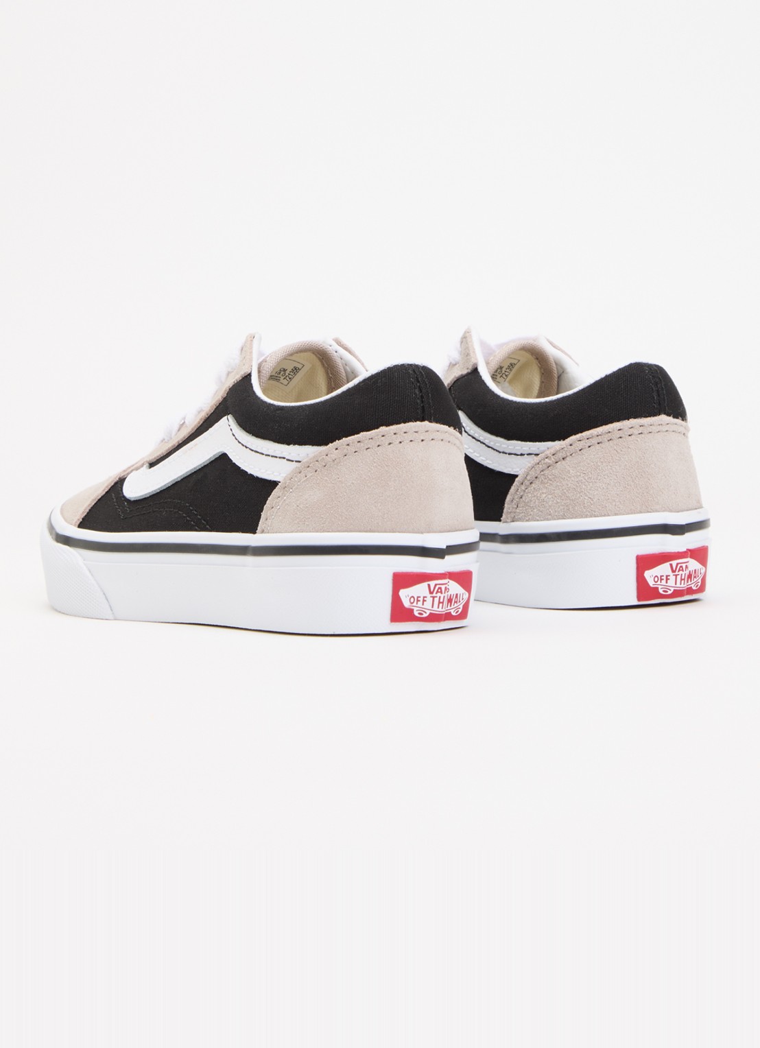 VANS Old Skool sneaker met details van suède - achterkant 4 beige