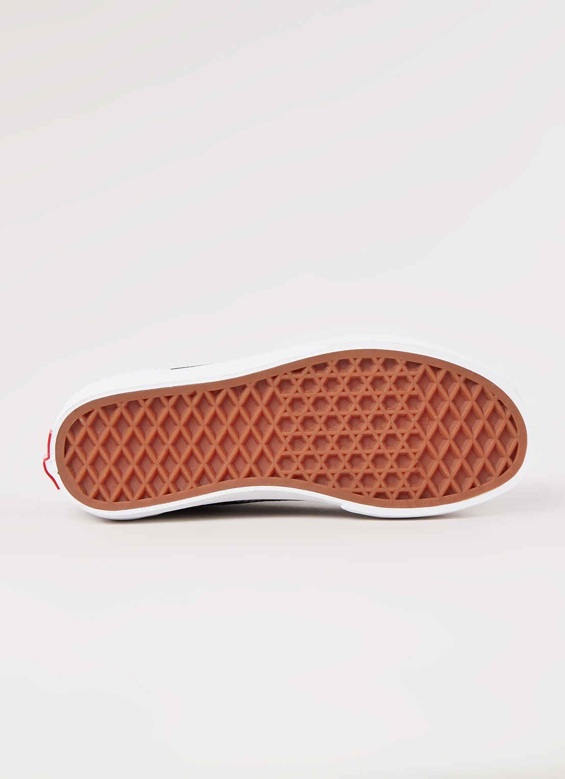 VANS Old Skool sneaker met leren details - detail 5 zwart