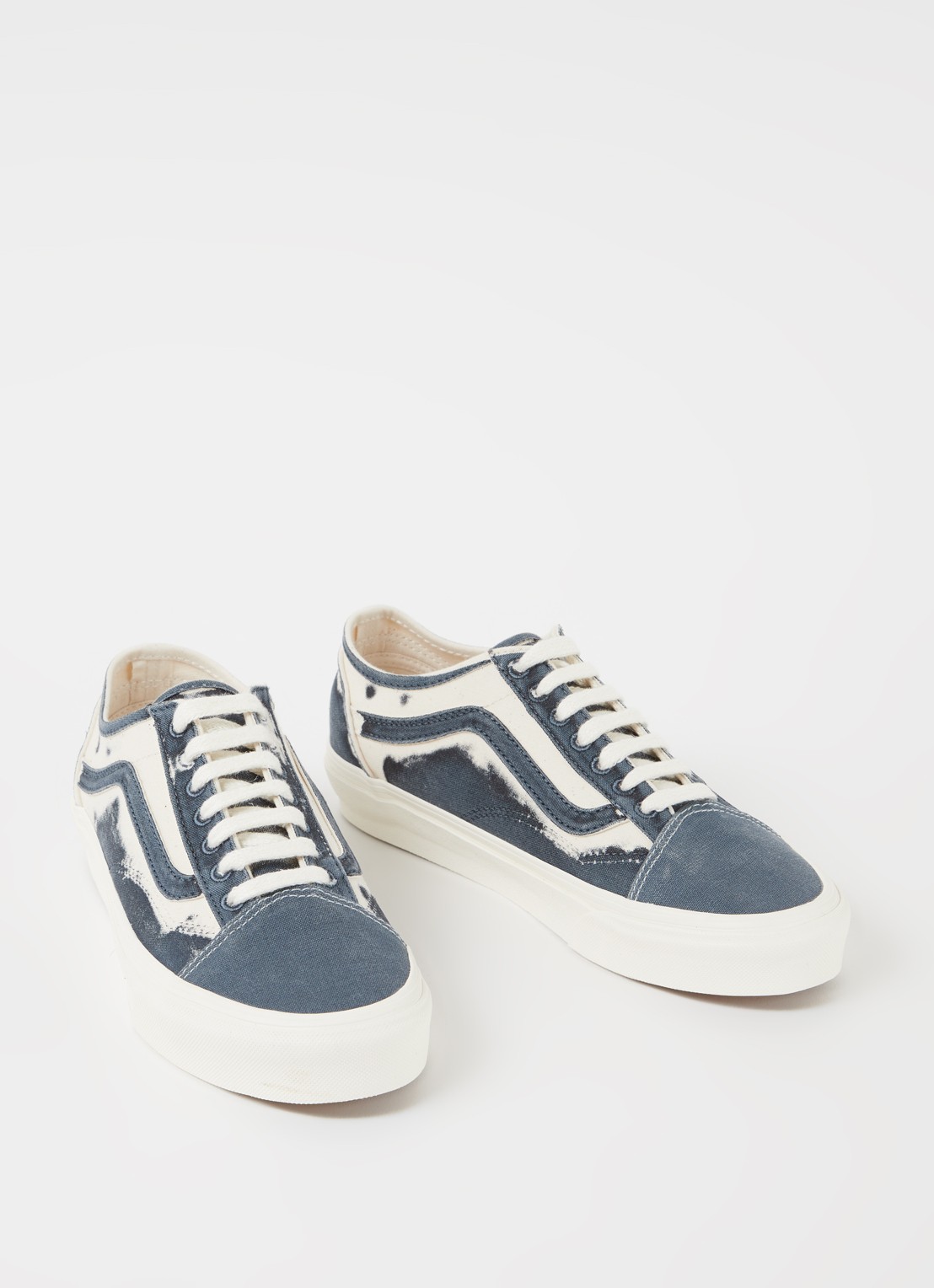 VANS Old Skool Tapered sneaker van canvas - detail 2 blauwgrijs