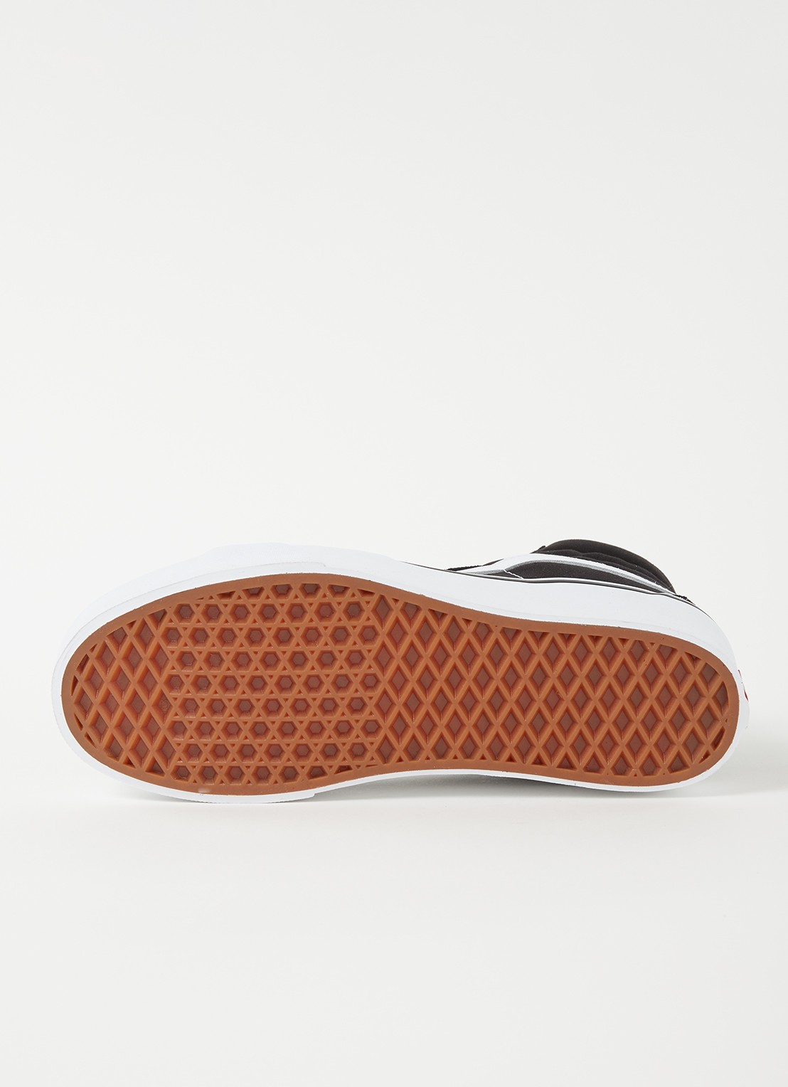VANS Sk8-Hi Platform sneaker met suède details  - detail 6 zwart