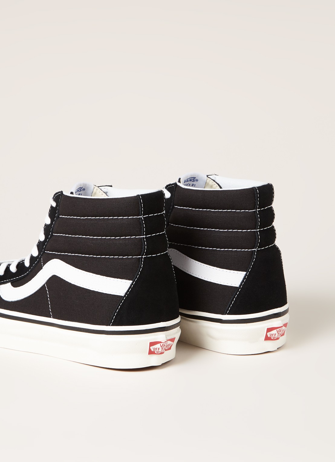 VANS Sk8-Hi sneaker met suède details - detail 3 zwart