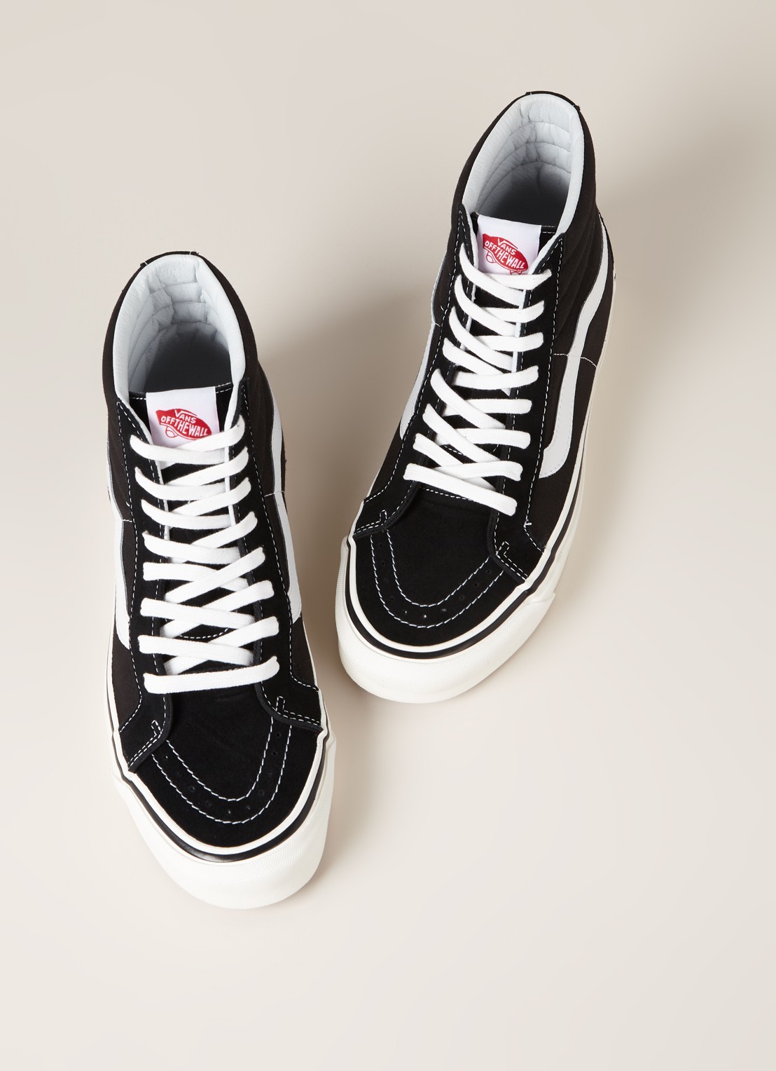 VANS Sk8-Hi sneaker met suède details - detail 4 zwart