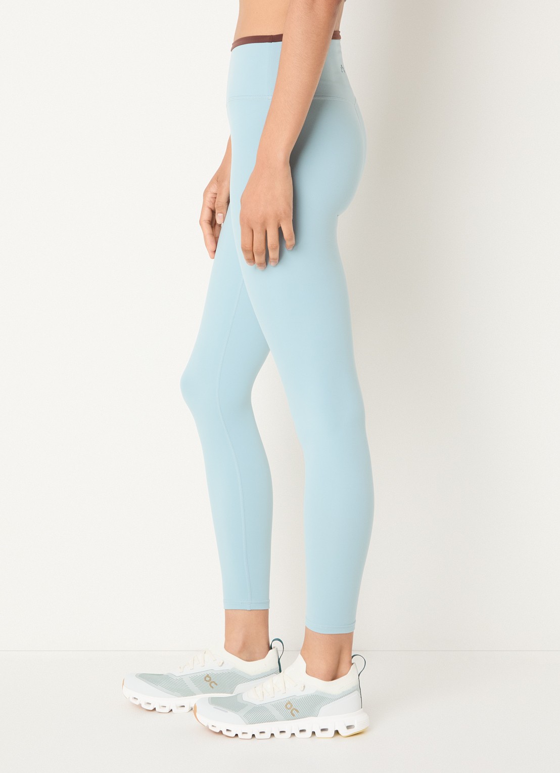 Varley Always Contra high waist skinny fit legging - detail 2 lichtblauw