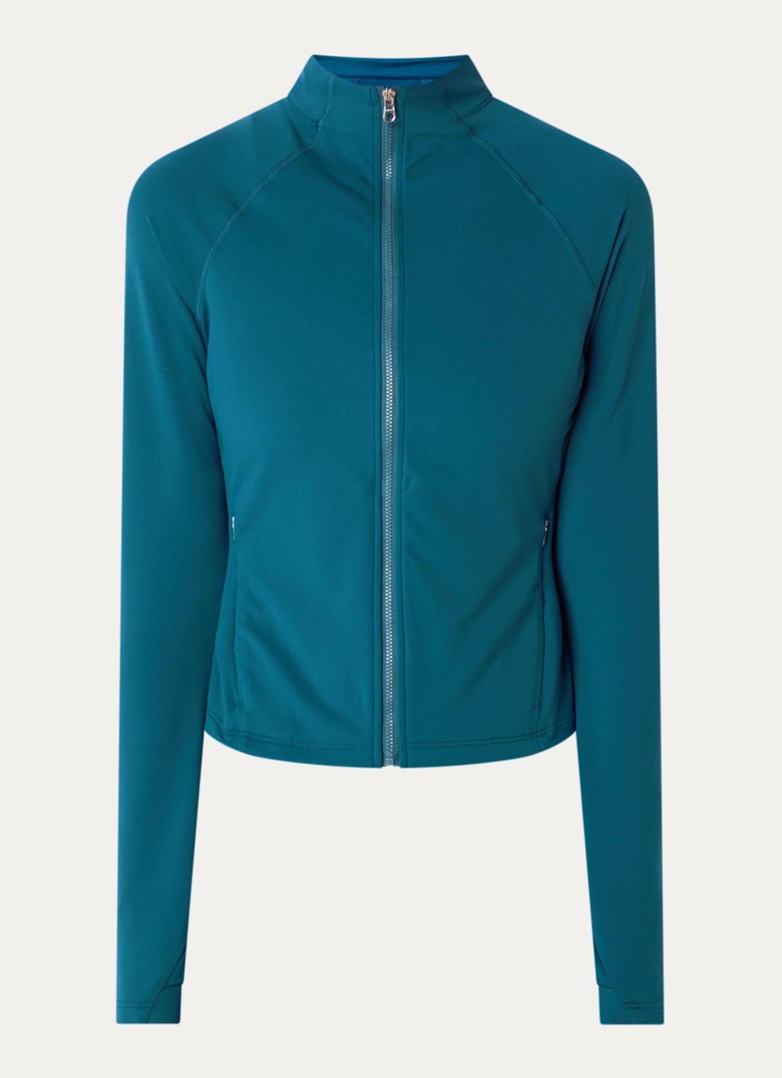 Varley Always trainingsvest met ritszakken - voorkant aquablauw