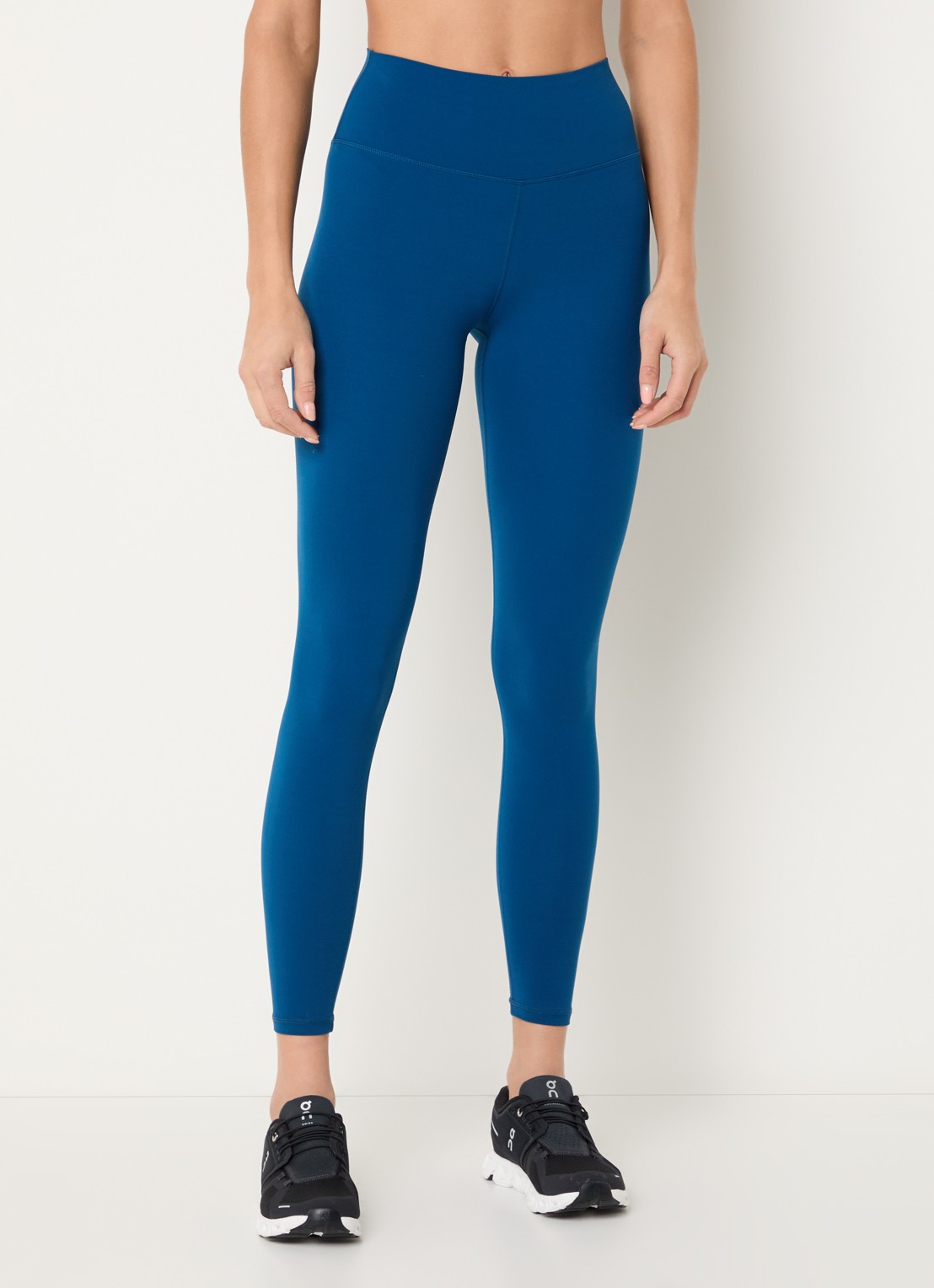 Varley High waist skinny fit trainingslegging - detail petrol