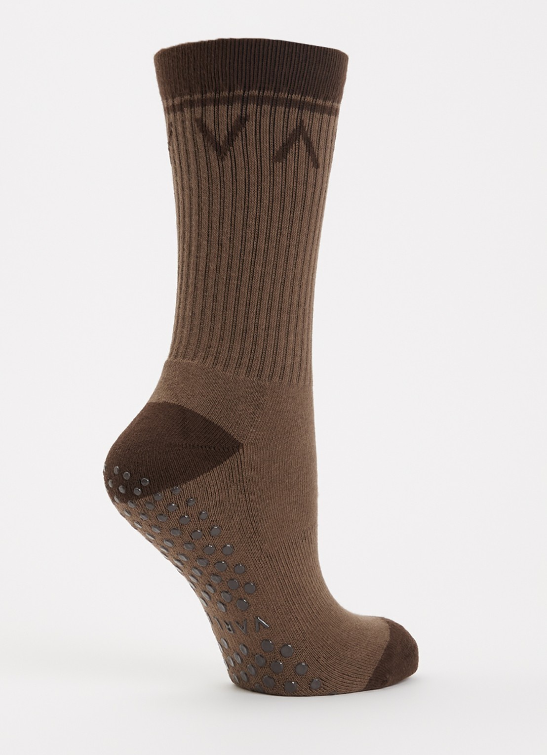 Varley Kendrick Grip sokken met logoprint - detail 3 bruin