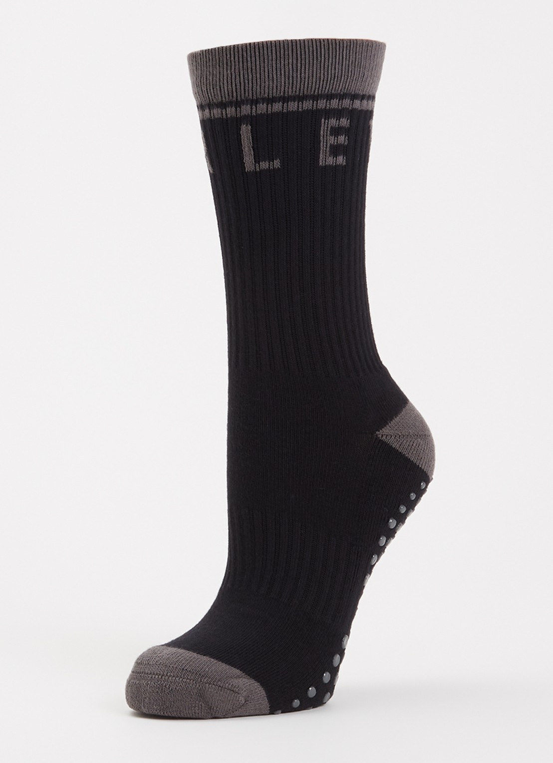 Varley Kendrick Grip sokken met logoprint - voorkant zwart