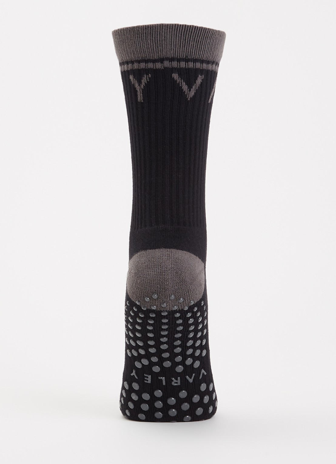Varley Kendrick Grip sokken met logoprint - voorkant 2 zwart