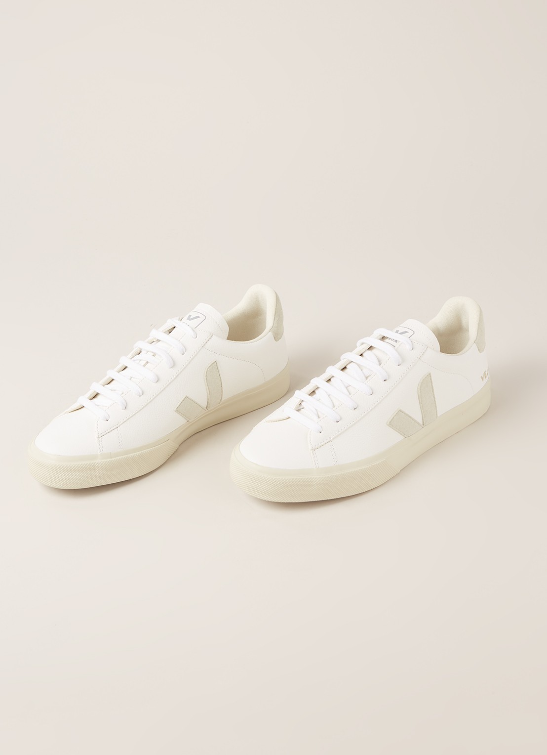 Veja Campo Easy sneaker van leer - detail 2 wit