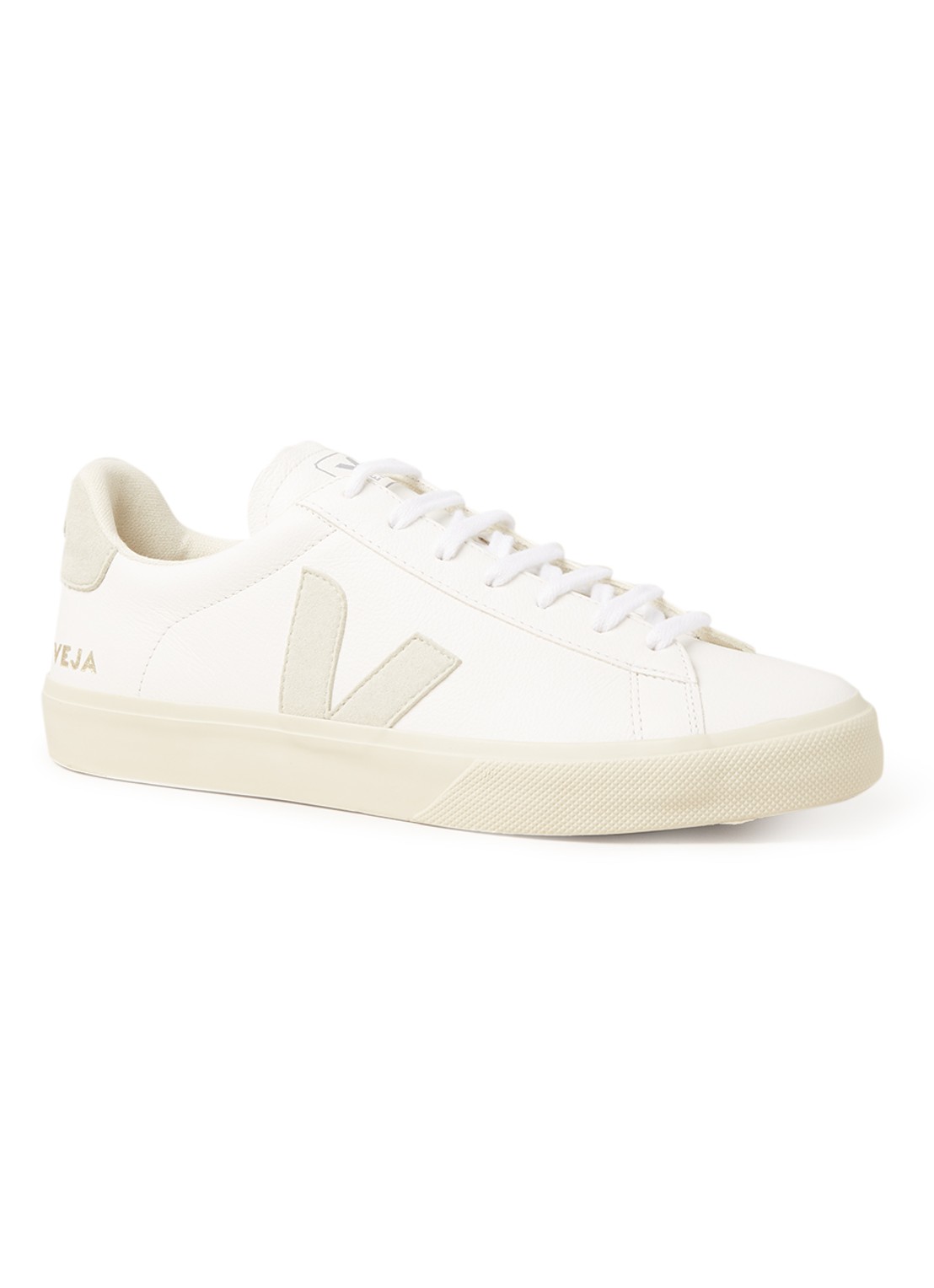 Veja Campo Easy sneaker van leer - voorkant 4 wit