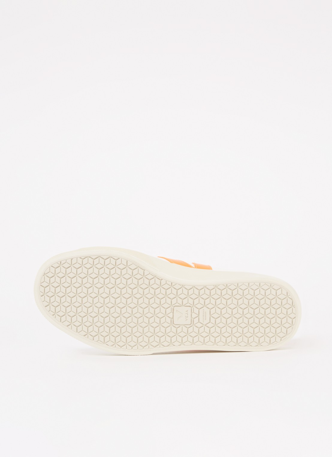 Veja Campo sneaker van leer - detail 4 oranje