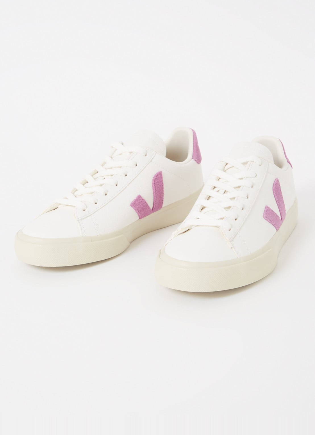 Veja Campo sneaker van leer - detail 4 paars