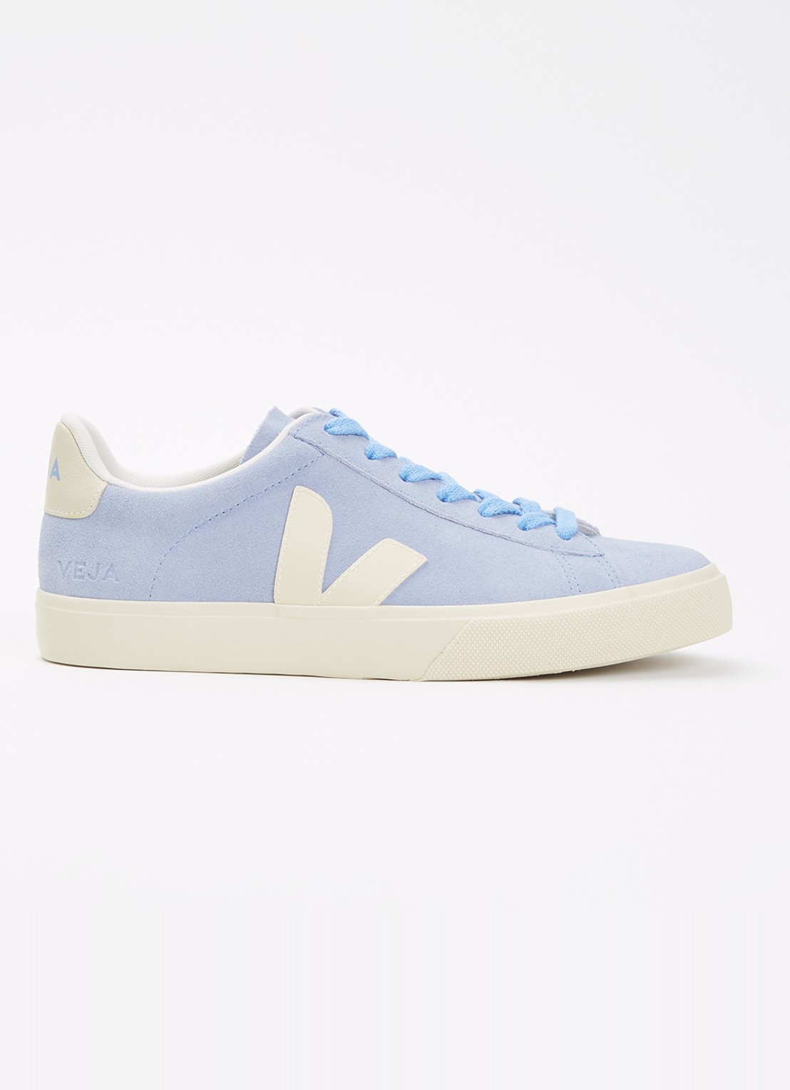 Veja Campo sneaker van suède - voorkant lila