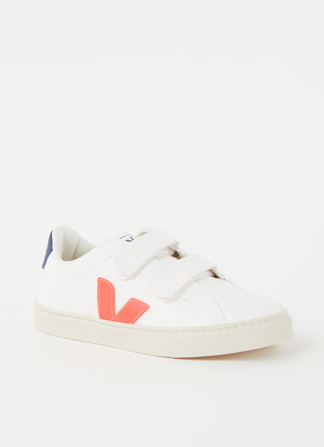 Veja Esplar sneaker van leer - voorkant 3 oranje