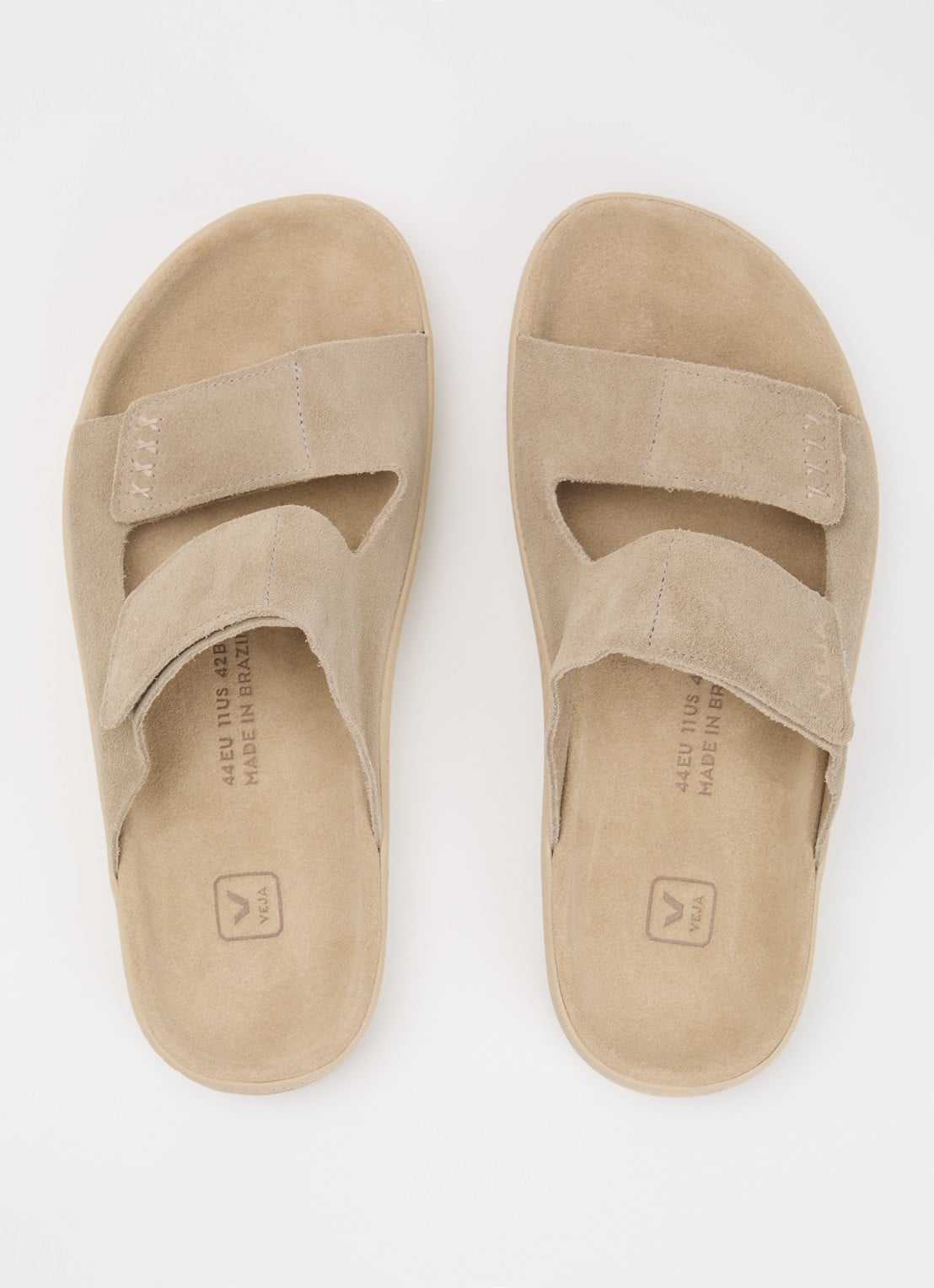 Veja Etna slipper van suède - detail 3 creme