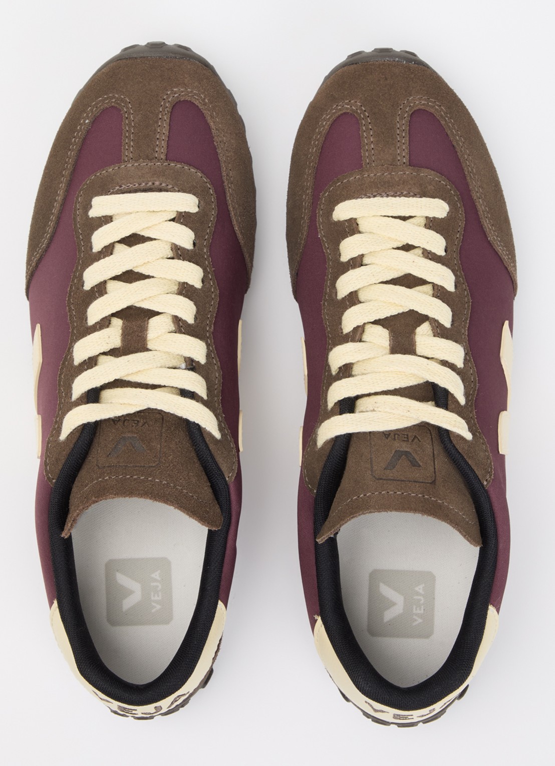Veja GT sneaker van mesh met suède details - detail 3 paars