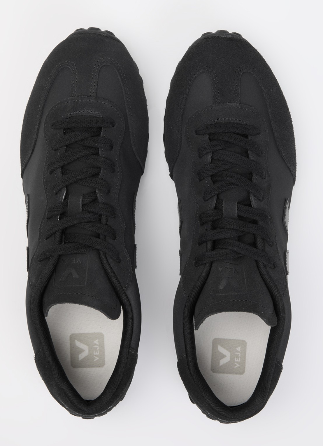 Veja GT sneaker van mesh met suède details - detail 4 zwart