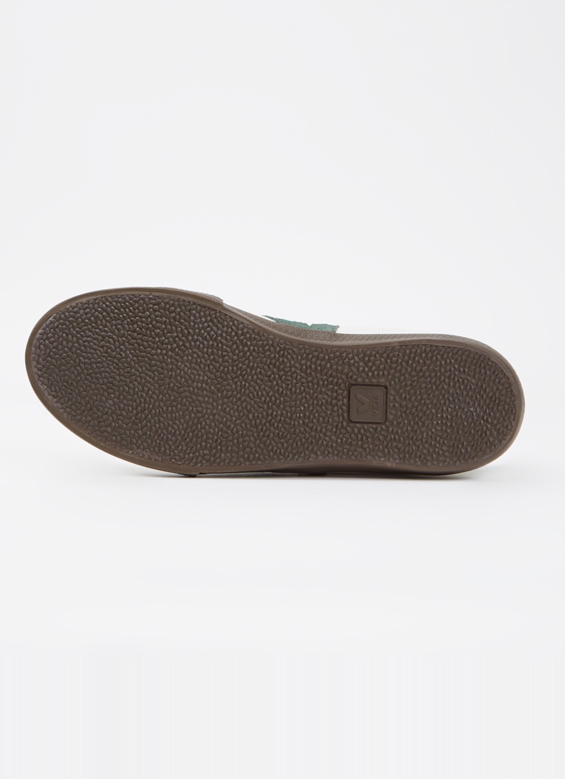 Veja Panenka sneaker van leer met suède details - detail 4 donkergroen