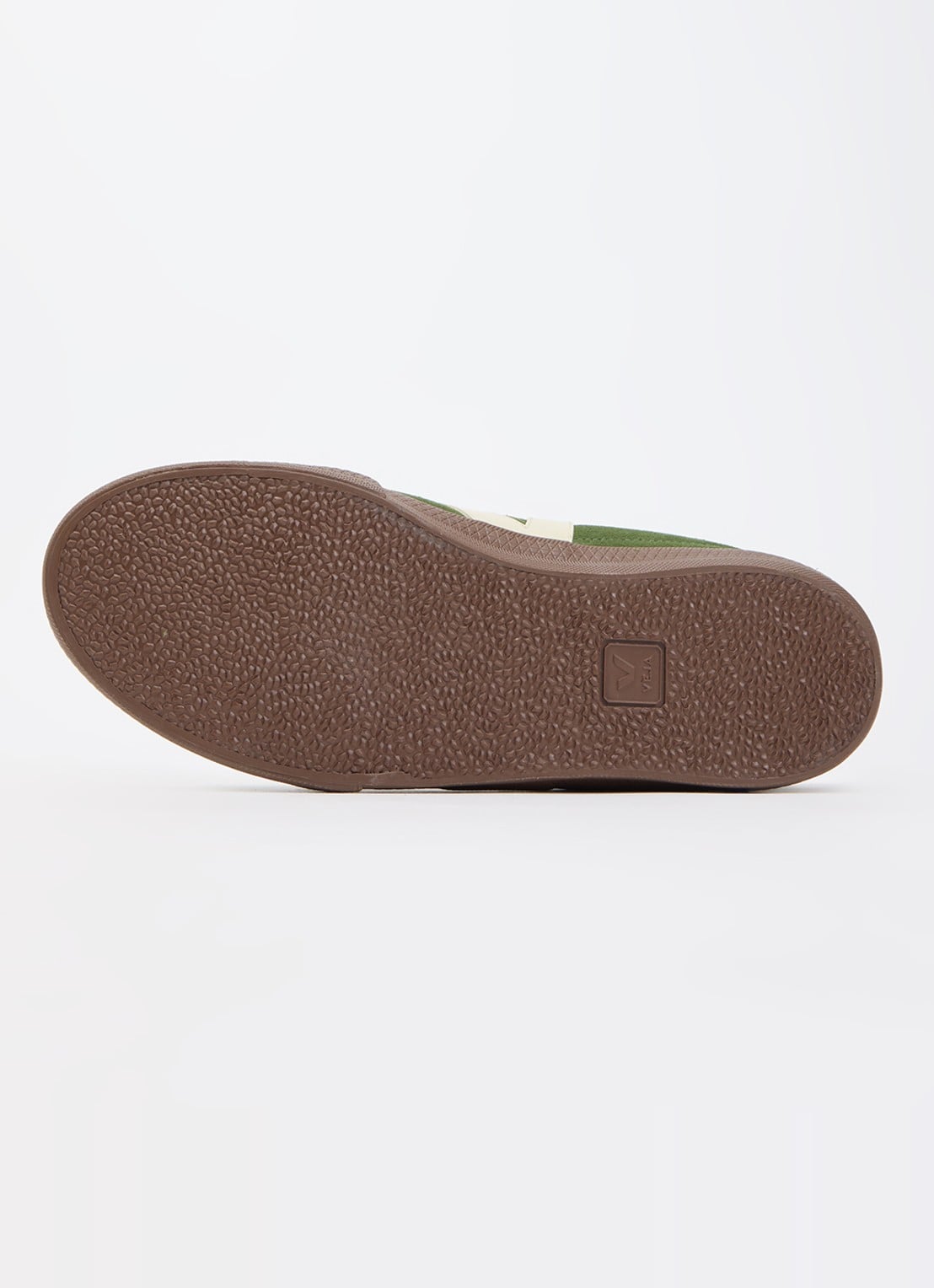 Veja Panenka sneaker van suède - detail 3 groen