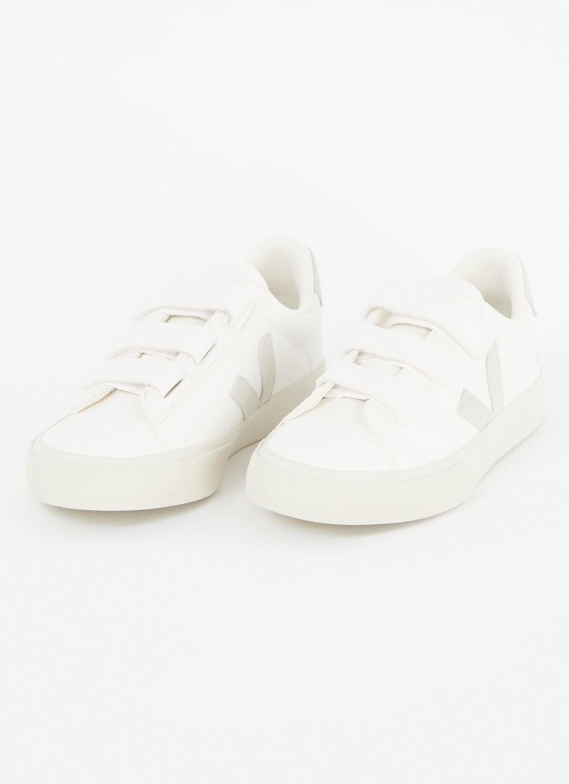 Veja Recife sneaker van leer met suède details  - detail 3 wit
