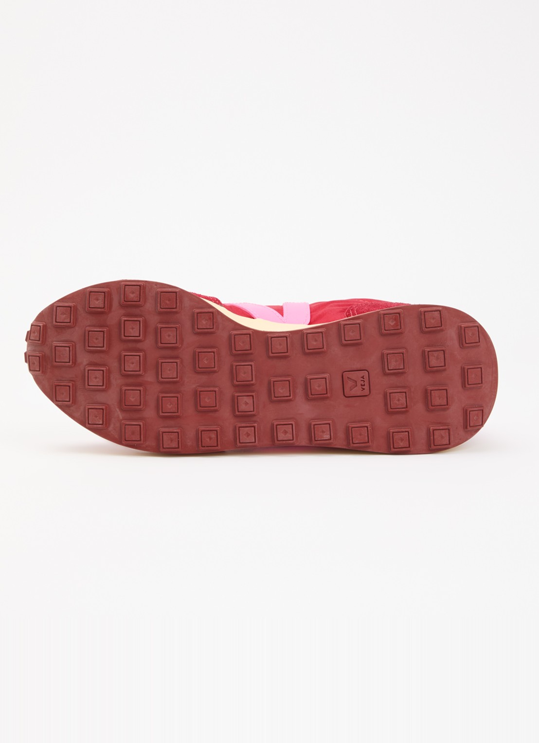 Veja Rio Branco II sneaker met suède details - detail 5 rood