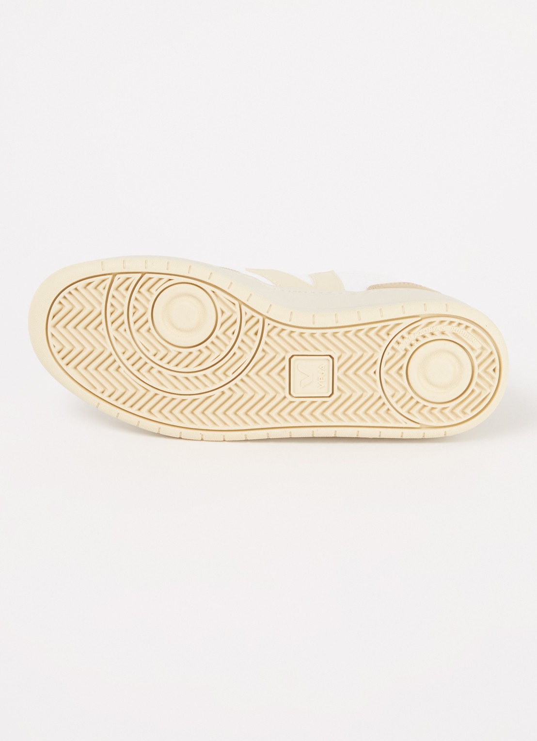 Veja V-10 sneaker met suède details - detail 4 beige