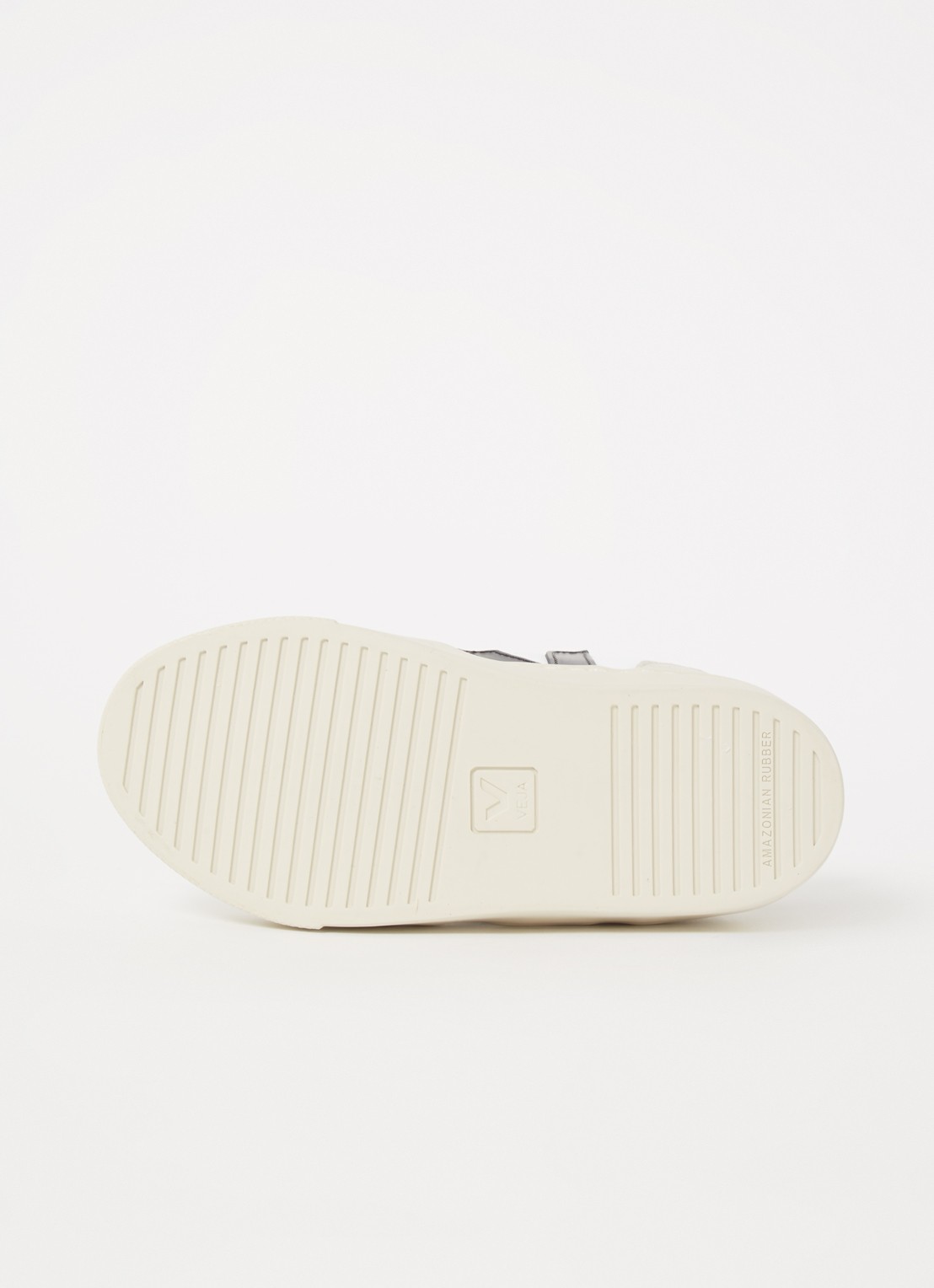 Veja V-10 sneaker van leer - detail 5 wit