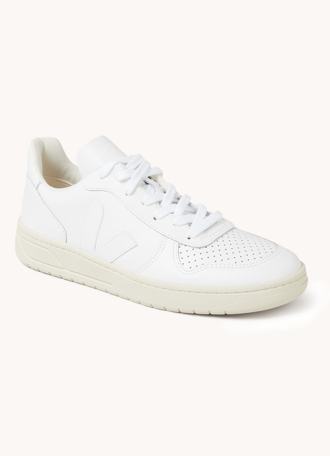 Veja V-10 sneaker  - voorkant 2 wit