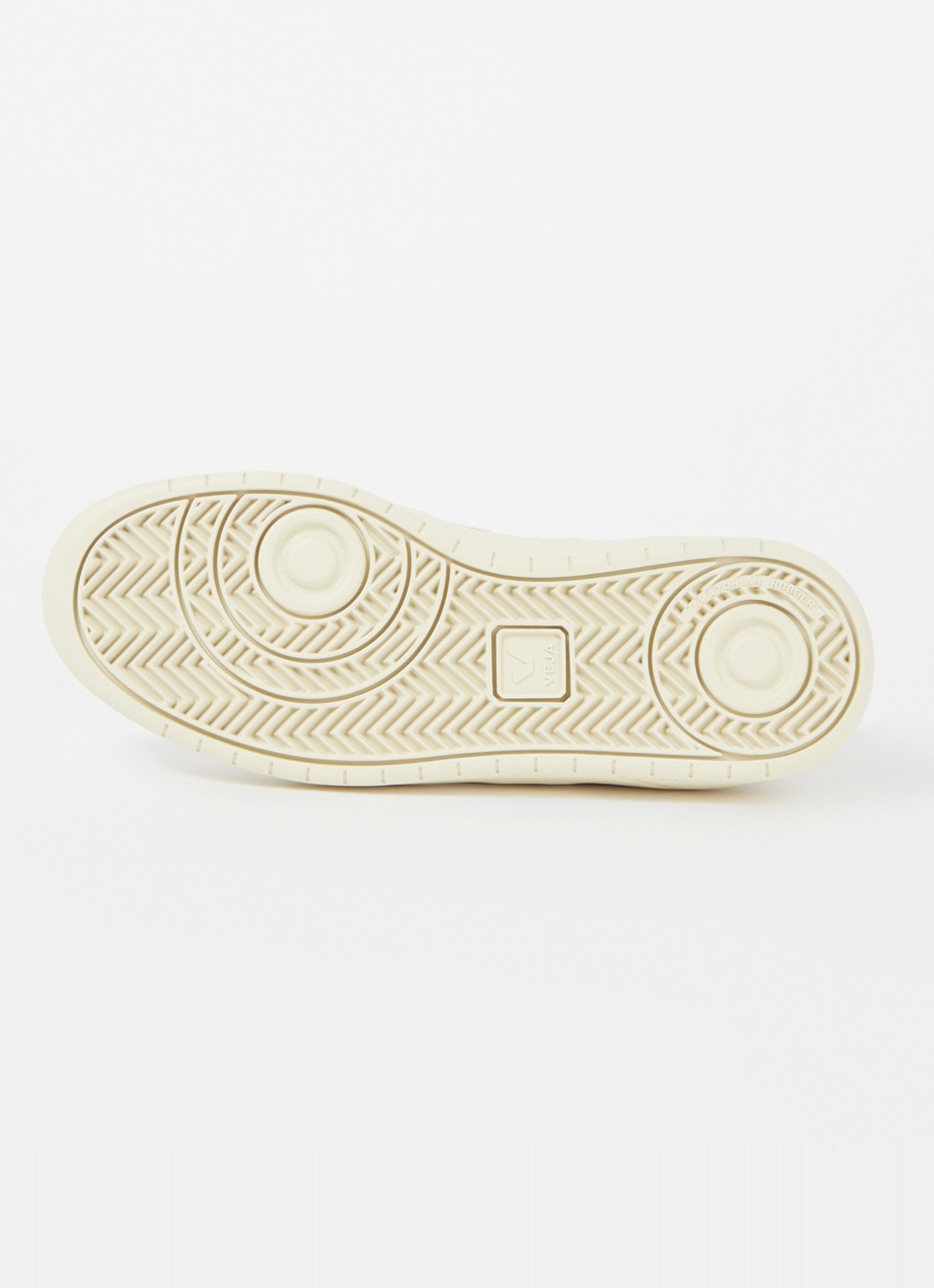 Veja V-12 sneaker van leer met suède details - detail 6 roze