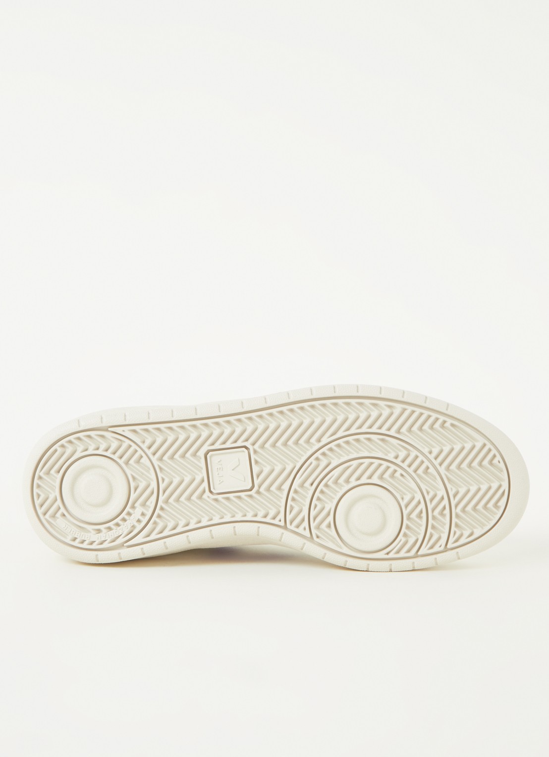 Veja V-12 sneaker van leer  - detail 4 wit
