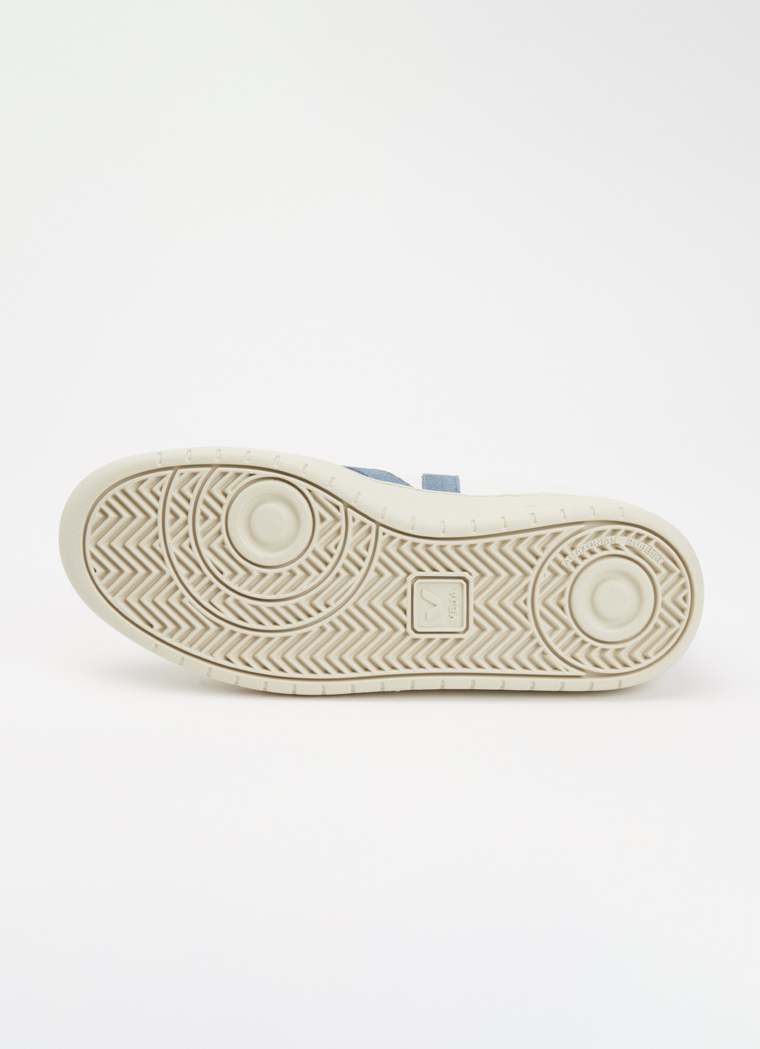 Veja V-90 sneaker van leer met logo - detail 5 indigo