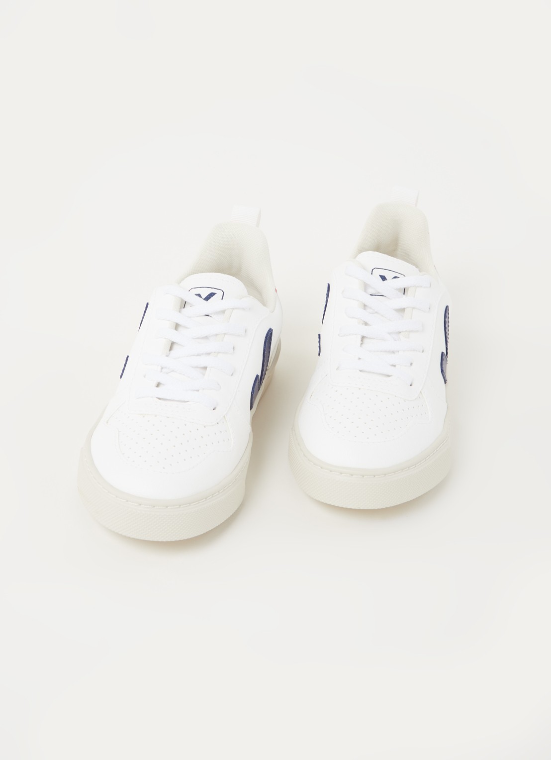 Veja V10 sneaker van leer - detail wit