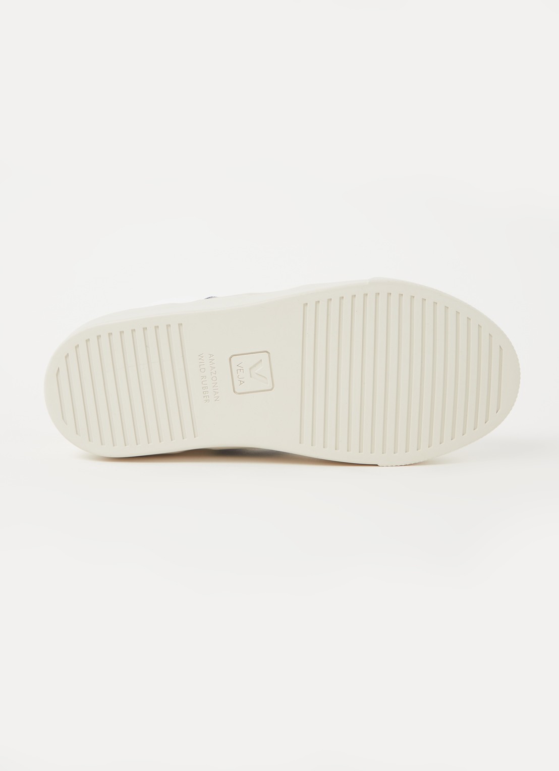 Veja V10 sneaker van leer - detail 3 wit