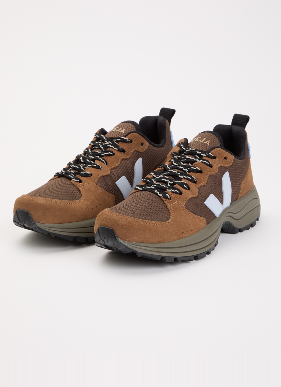 Veja Venturi II sneaker met suède details - detail 3 bruin