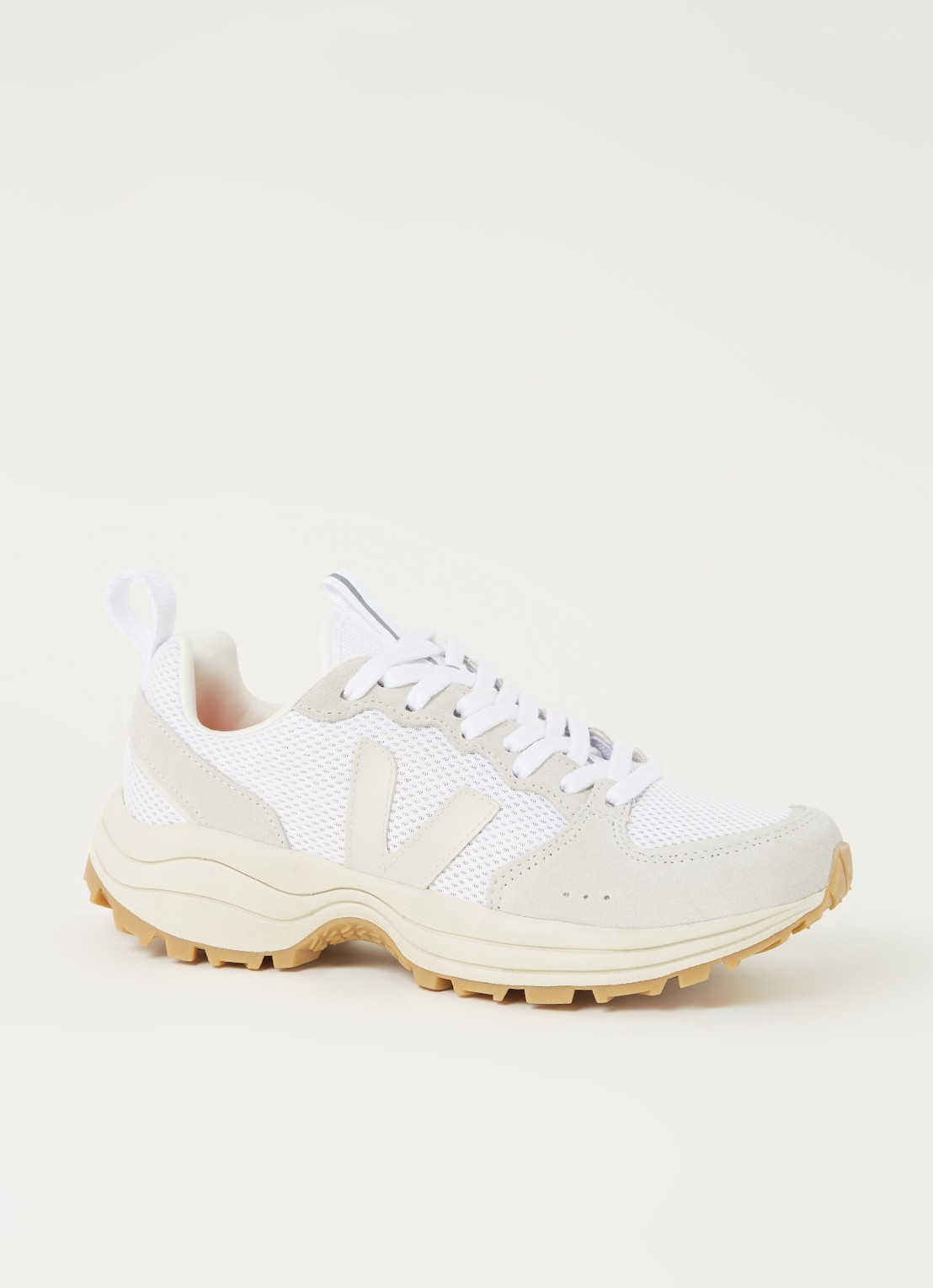 Veja Venturi sneaker van suéde - voorkant 4 beige