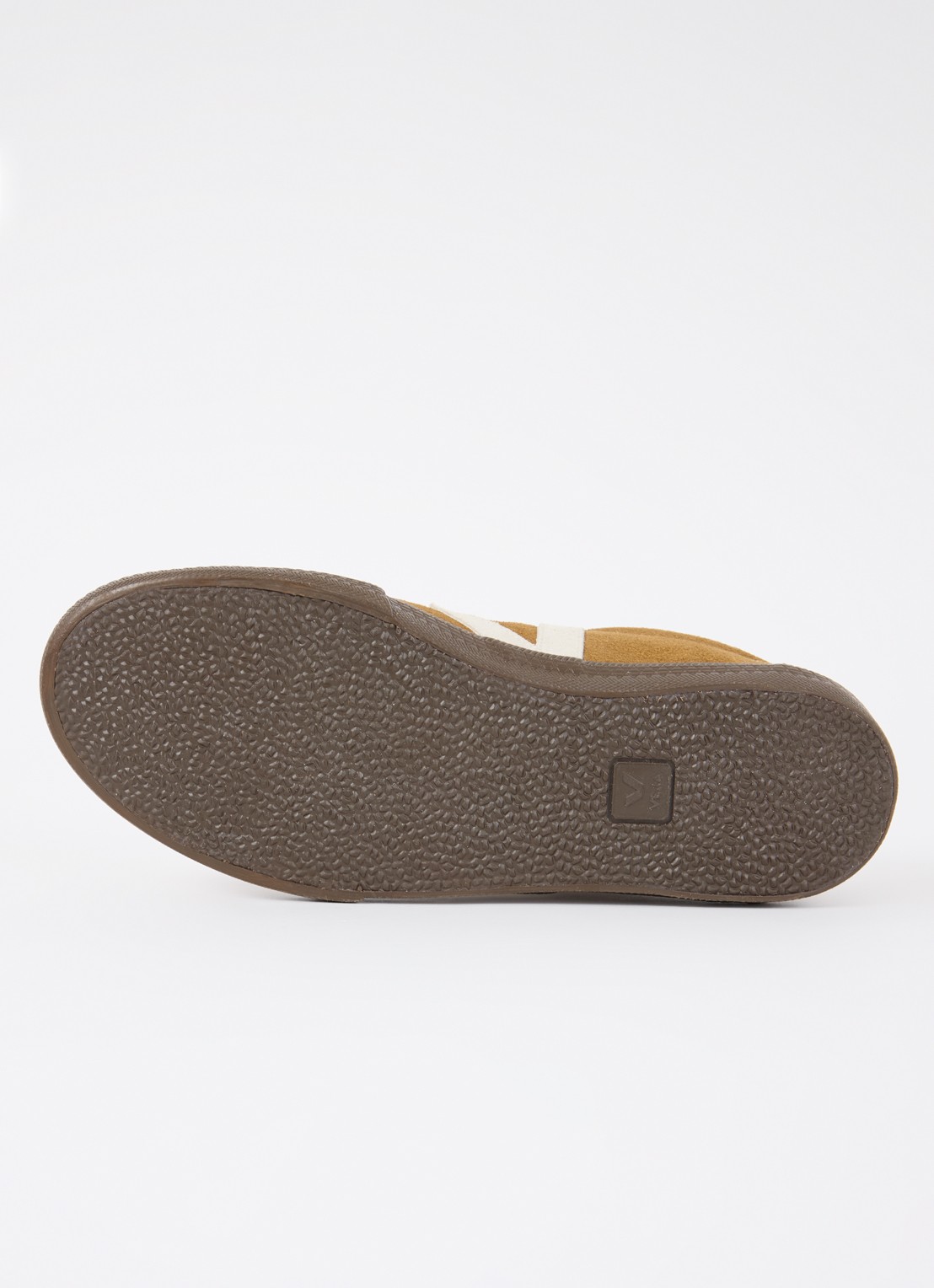 Veja Volley sneaker van suède - detail 3 camel