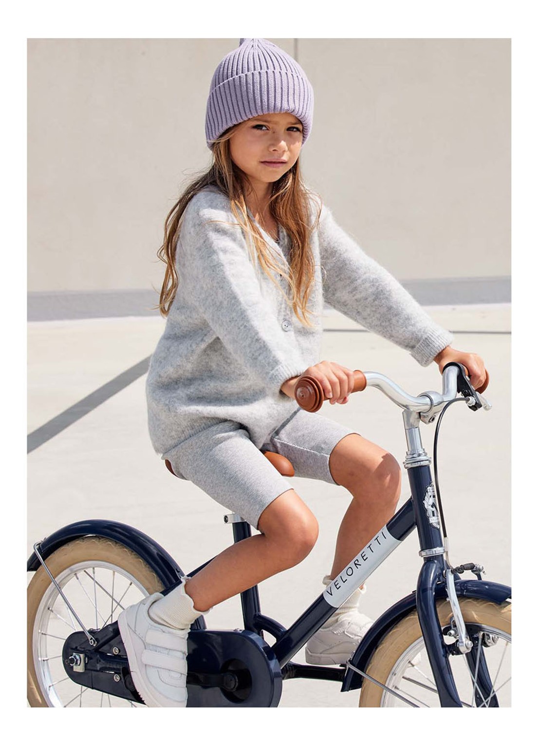 Veloretti Maxi Desert Moss fiets 16 inch - voorkant 2 groen