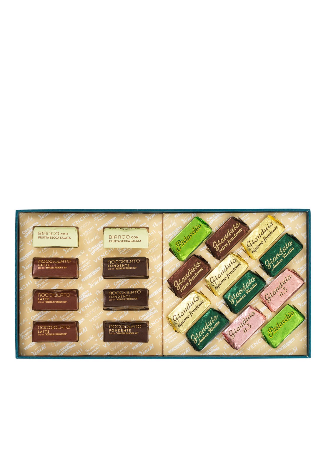 Venchi Chocolade Murrine giftbox 223 gram - detail 2 multicolor