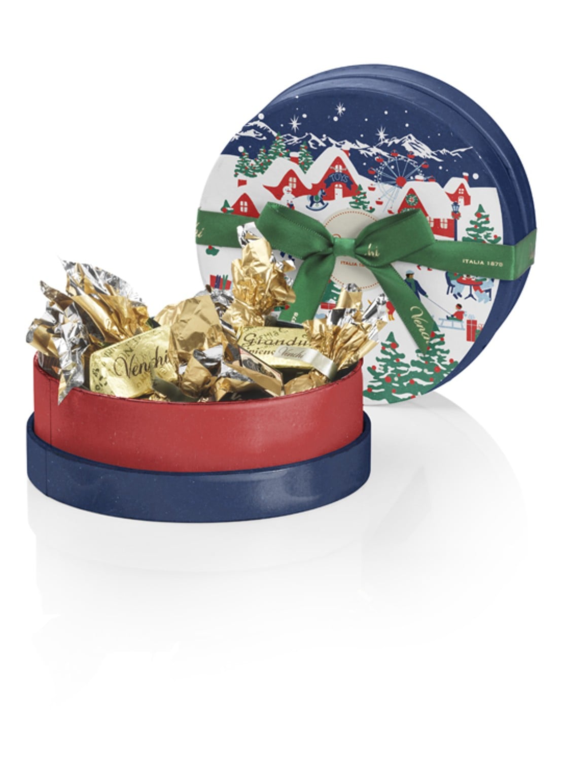 Venchi Christmas Vintage Dream chocolade in giftbox 158 gram - voorkant undefined