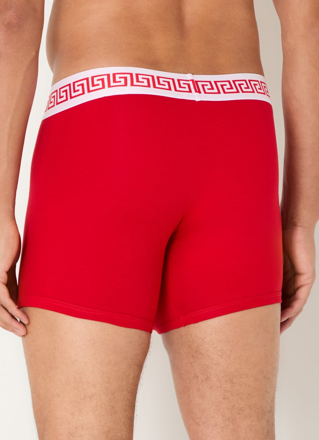 Versace Boxershort met logoband - achterkant 2 rood