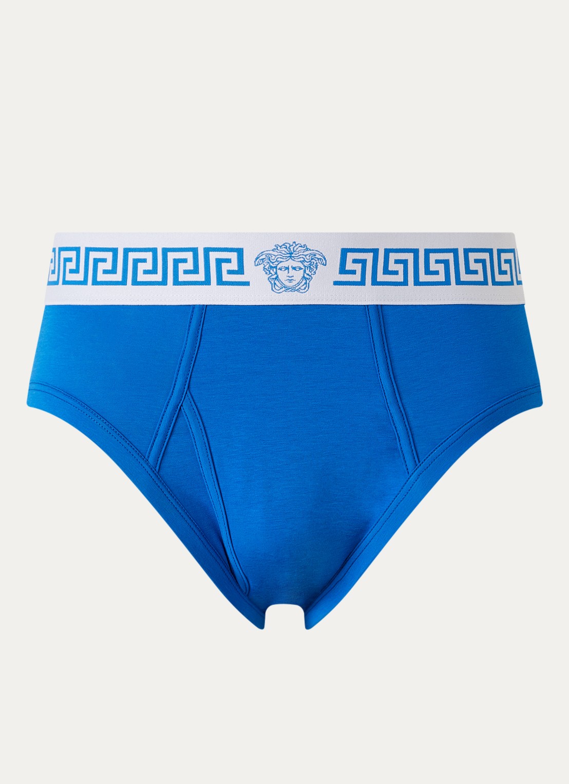 Versace Boxershort met logoband - voorkant blauw