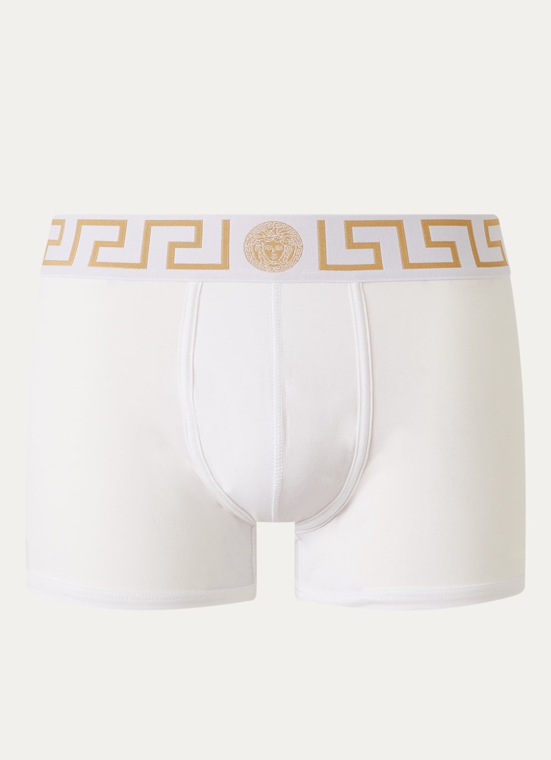 Versace Boxershorts met logoband in 2-pack - voorkant wit