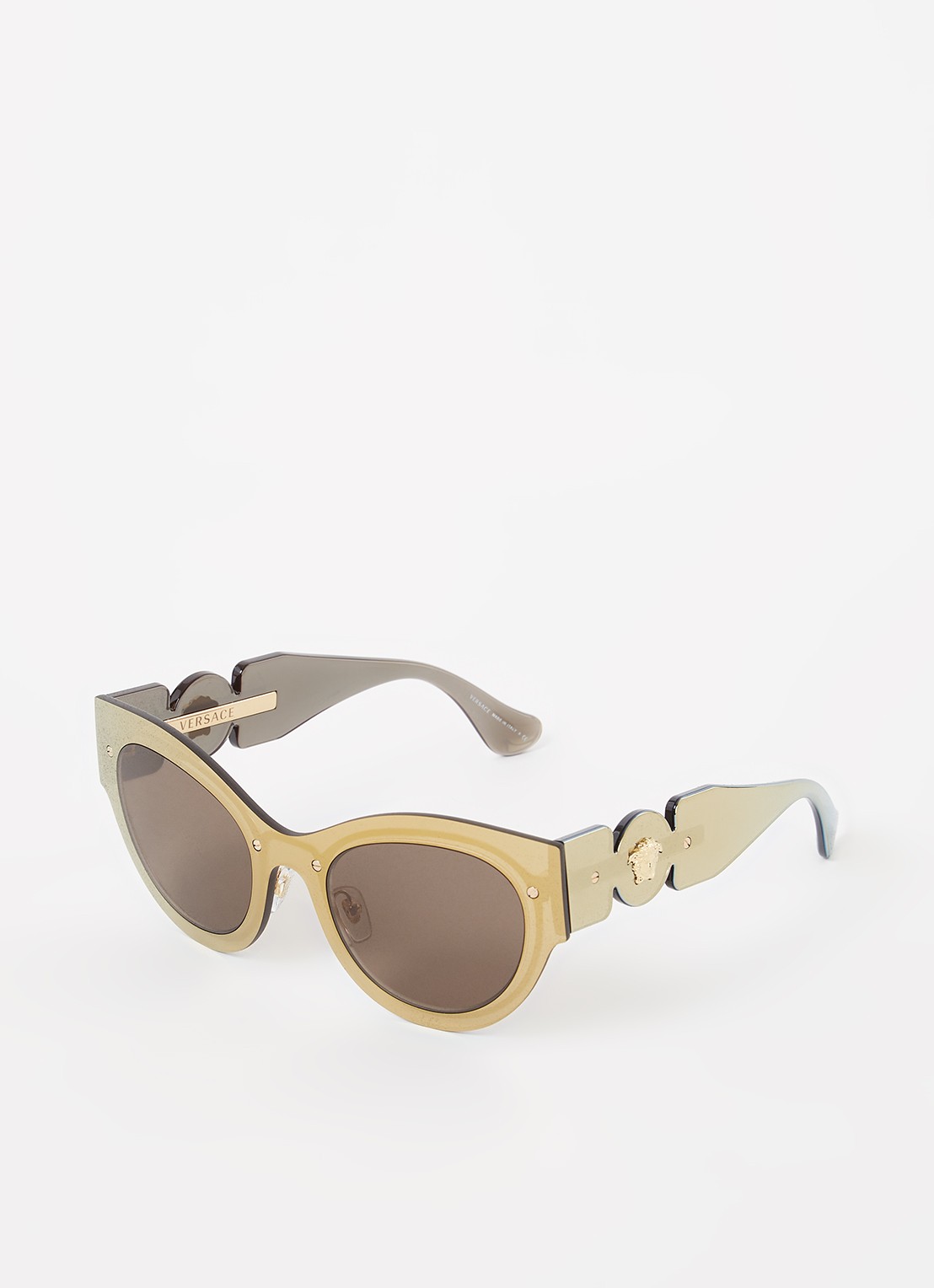 Versace Butterfly zonnebril VE2234 - voorkant mosterd