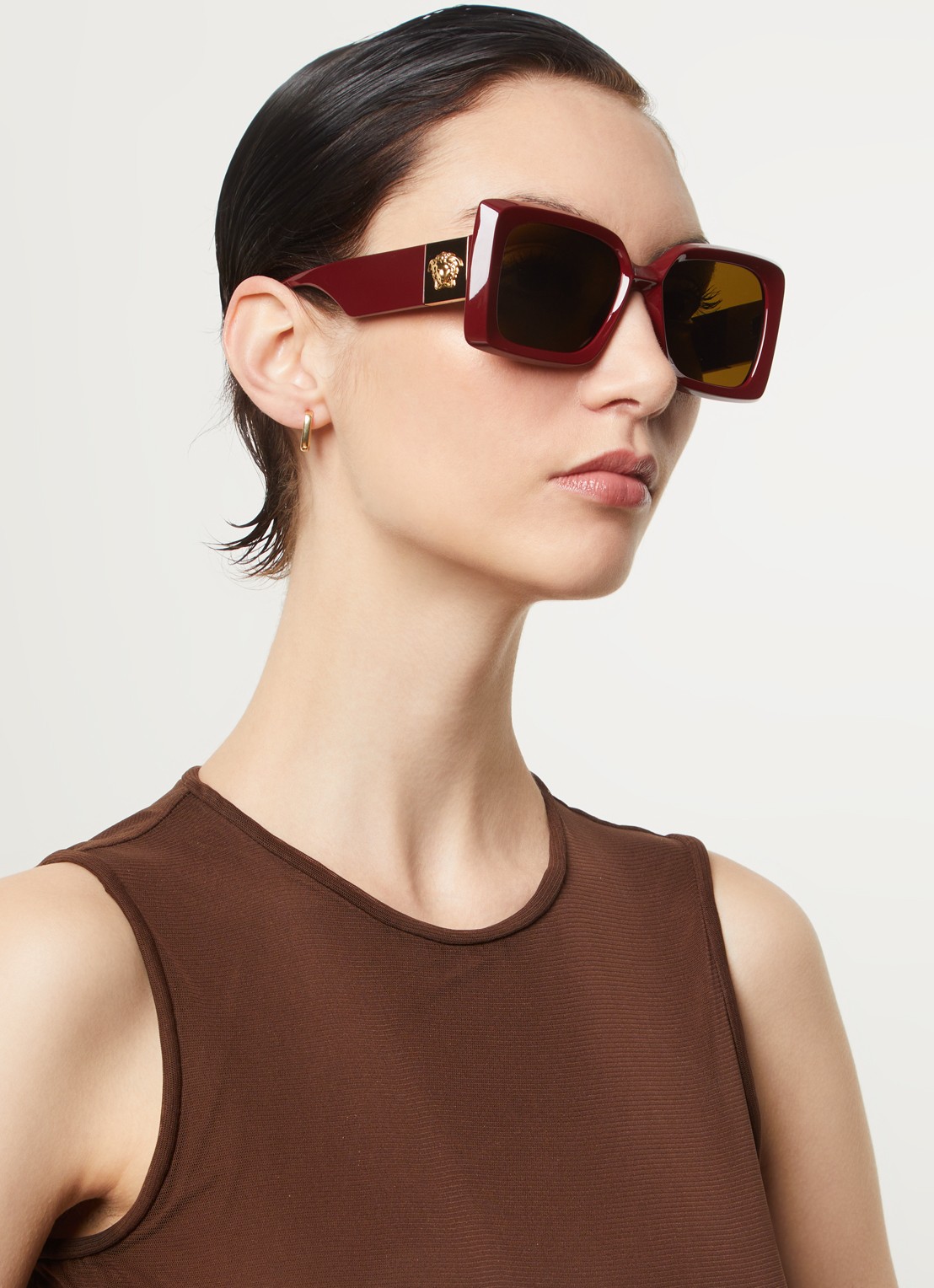 Versace Butterfly zonnebril VE4467U - voorkant 2 bordeauxrood