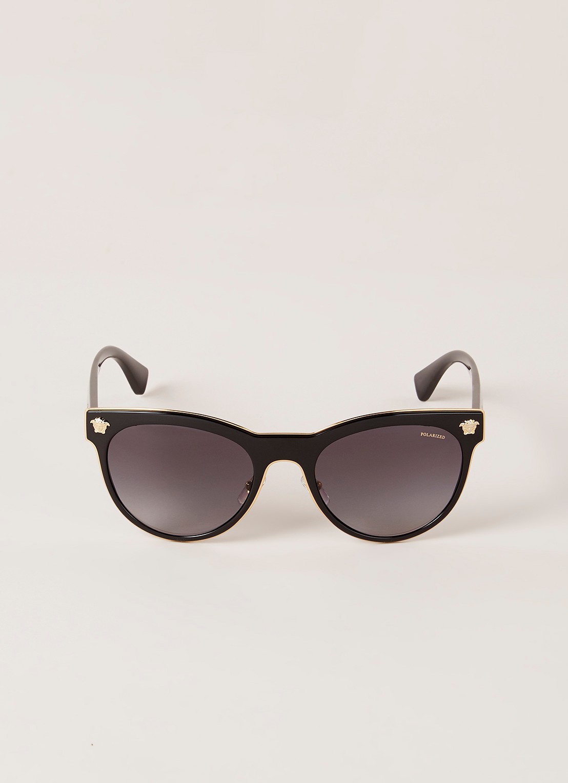 Versace Cat Eye zonnebril gepolariseerd VE2198 - detail 3 zwart